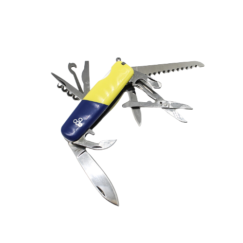 Нож Ego tools A01.10 синежелтый 