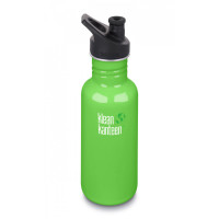 Спортивная бутылка для воды Klean Kanteen Classic Sport Cap 532 мл (зеленая)