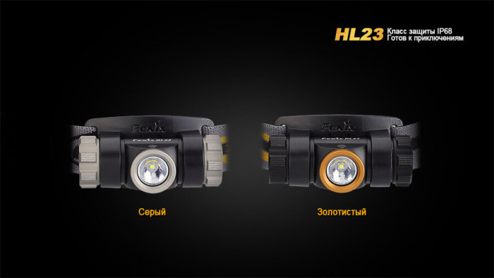 Фонарь Fenix HL23 Cree XP-G2 R5 (золотой)