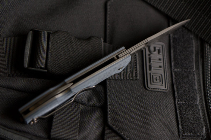 Нож Kizlyar Supreme Ute, сталь 440C, рукоять G10 (серый)  