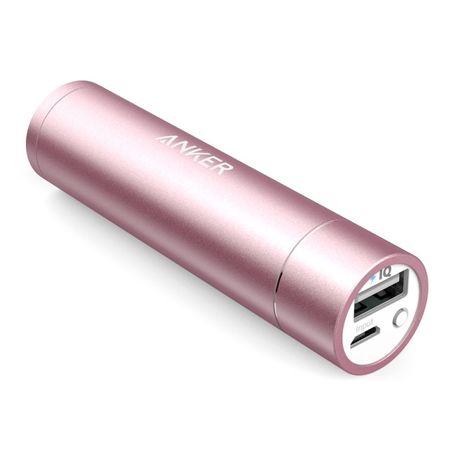 Портативная батарея Anker Powercore+ Mini, 3350 mAh, V1 (розовая)  