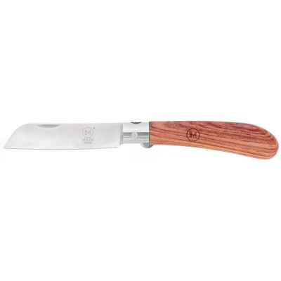 Нож Main Knives German line, bubinga wood handle, sheepsfoot blade brown