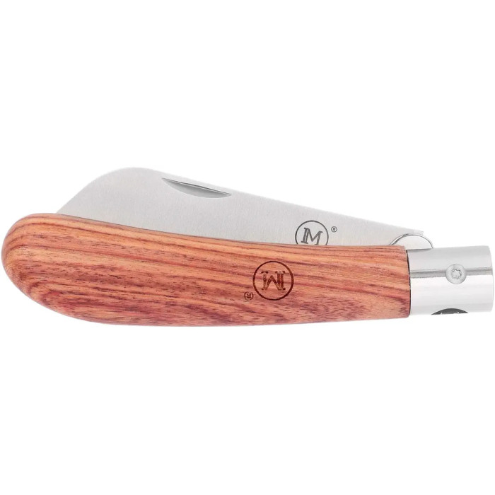 Нож Main Knives German line, bubinga wood handle, sheepsfoot blade brown  