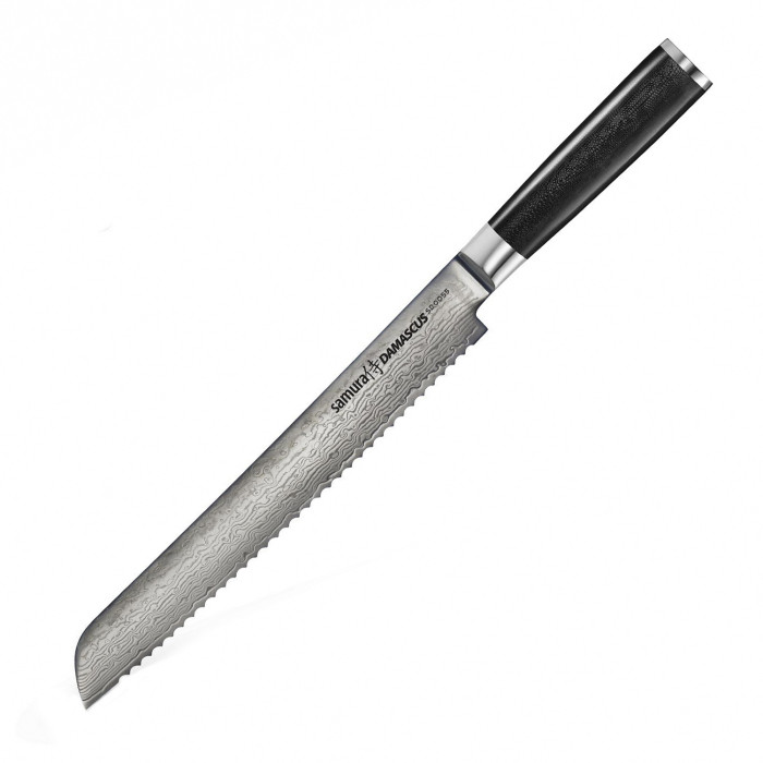 Нож кухонный Samura Damascus для хлеба, 200 мм, SD-0055  