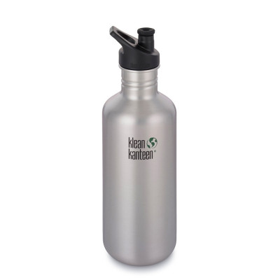 Фляга Klean Kanteen Classic Sport Cap Brushed Stainless 1182 мл