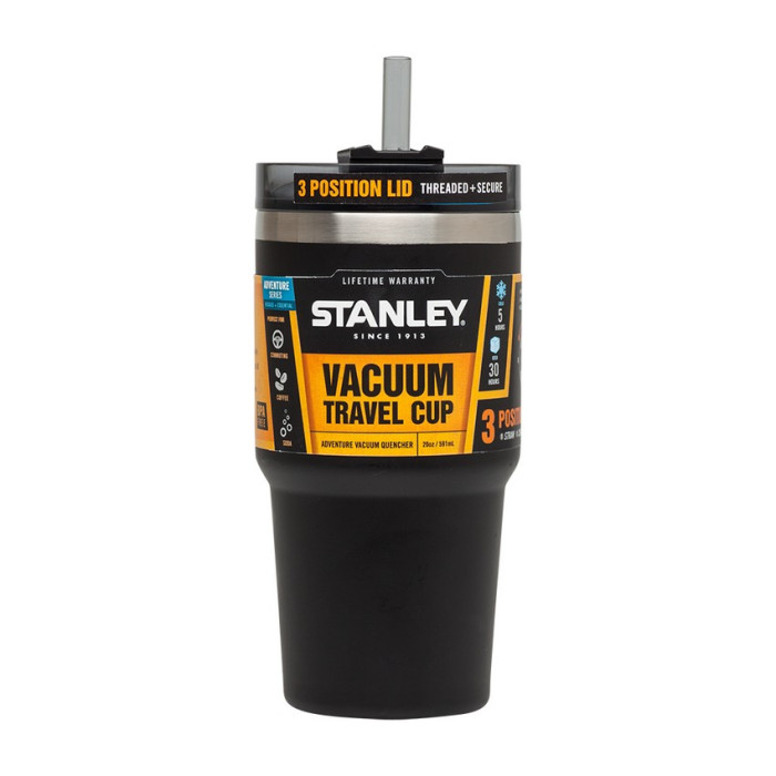 Термокружка Stanley Quencher 600 мл чорная  
