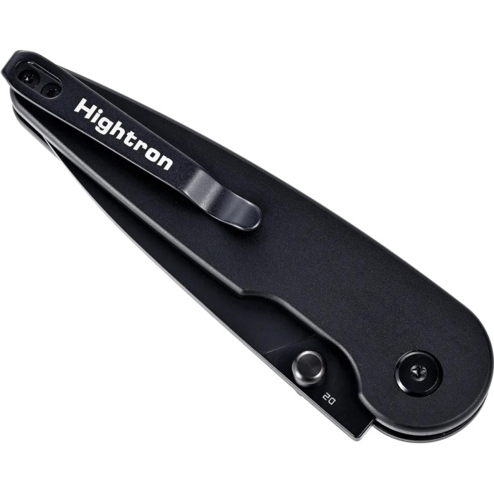Нож Hightron Birdidi, D2, алюминий, черный, черный клинок  