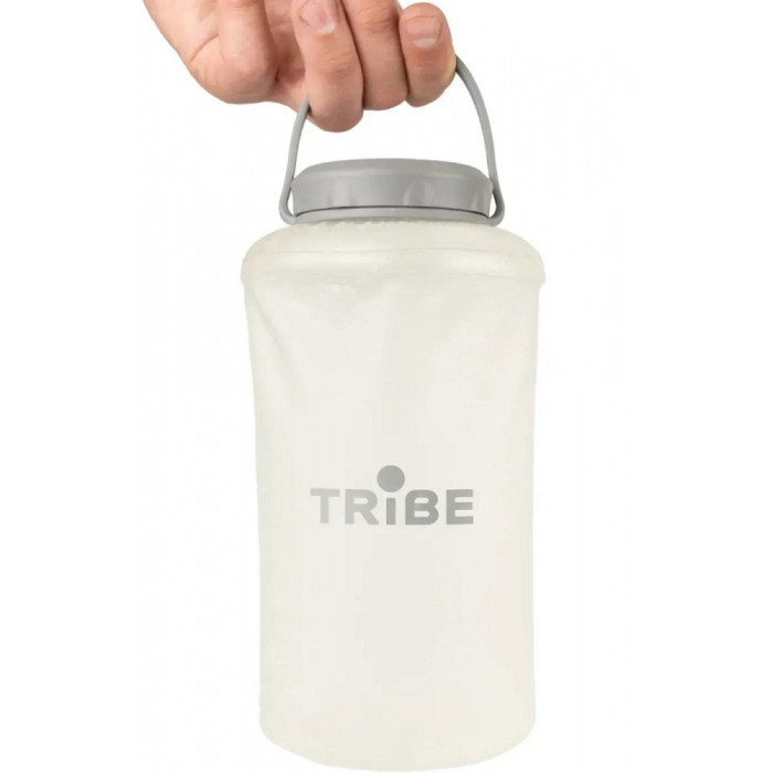 Бутылка Tribe Soft Bottle 1 л TPU мягкая T-FE-0023-crystal-white  