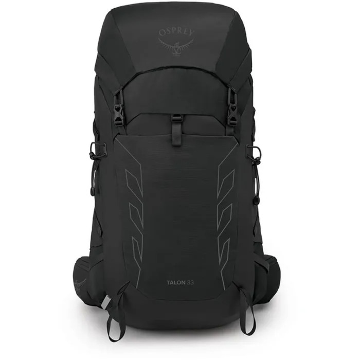 Рюкзак Osprey Talon 33 black/coal grey - O/S - черный/серый  