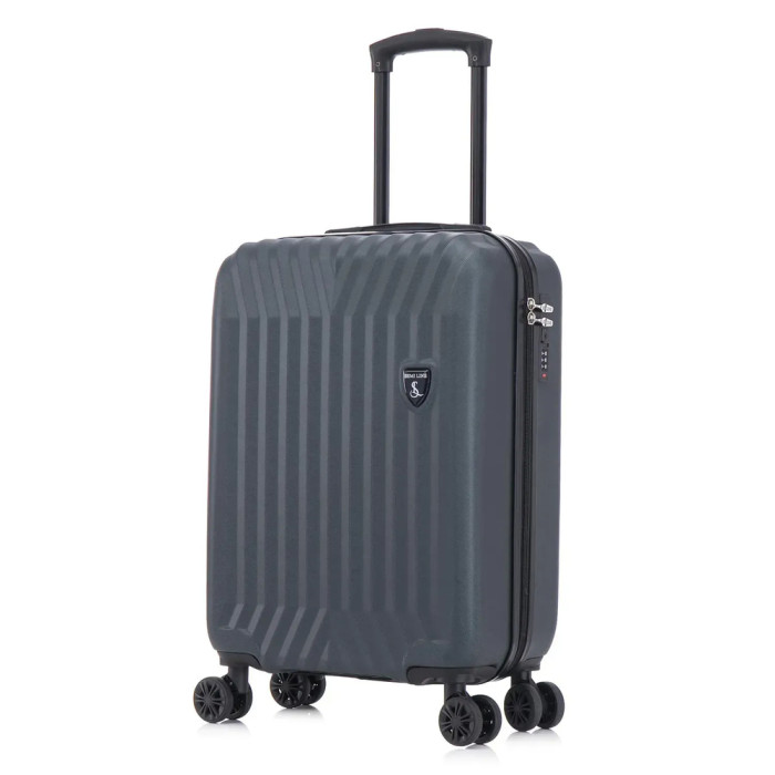 Чемодан Semi Line 20" (S) Navy-Green (T5859-1)  