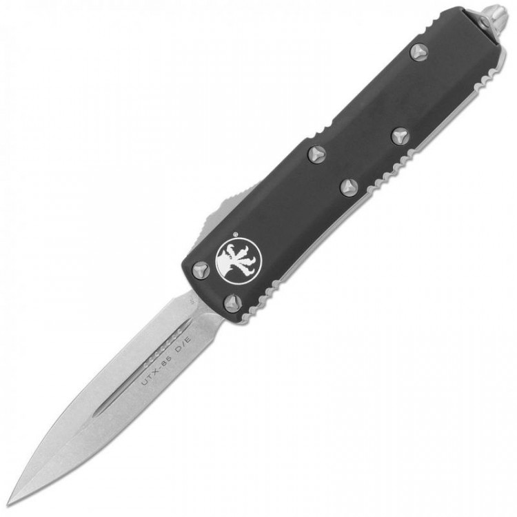 Нож Microtech UTX-85 Double Edge Stonewash 232-10 