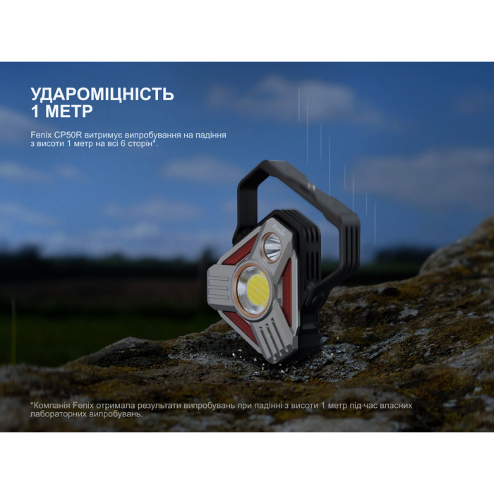 Фонарь кемпинговый сверхмощный Fenix CP50R 5500лм, 4 цвета диодов  