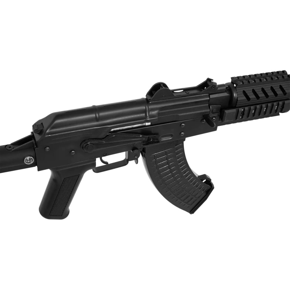 Страйкбольная винтовка LCT АКС-74У AEG 6 мм с тактическим обвесом