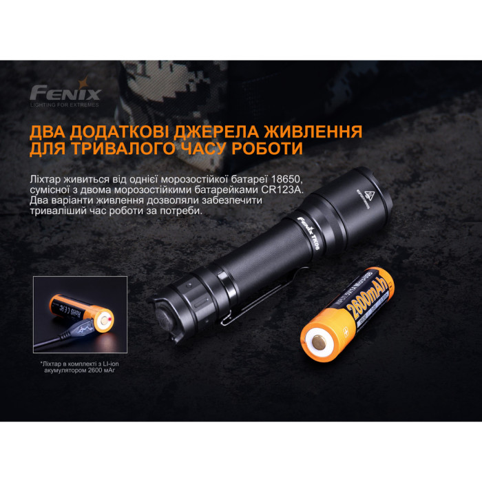 Многофункциональный фонарь Fenix TK06 Luminus SST20 L4, 800 люмен  
