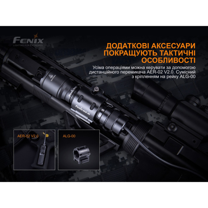 Многофункциональный фонарь Fenix TK06 Luminus SST20 L4, 800 люмен  