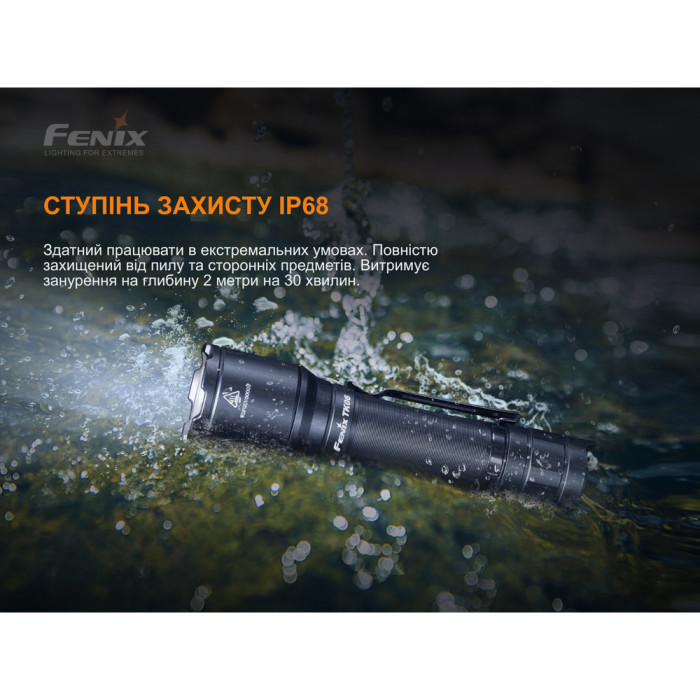 Многофункциональный фонарь Fenix TK06 Luminus SST20 L4, 800 люмен  