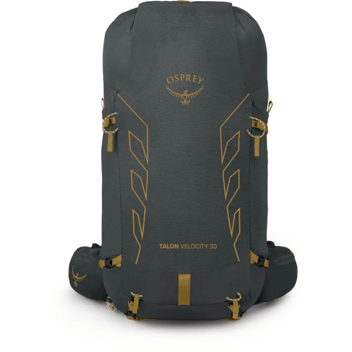Рюкзак Osprey Talon Velocity 30 dark charcoal/tumbleweed yellow - L/XL - черный  