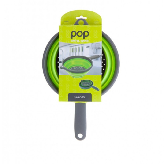 Складной дуршлаг Summit Pop Colander with Handle Зеленый  