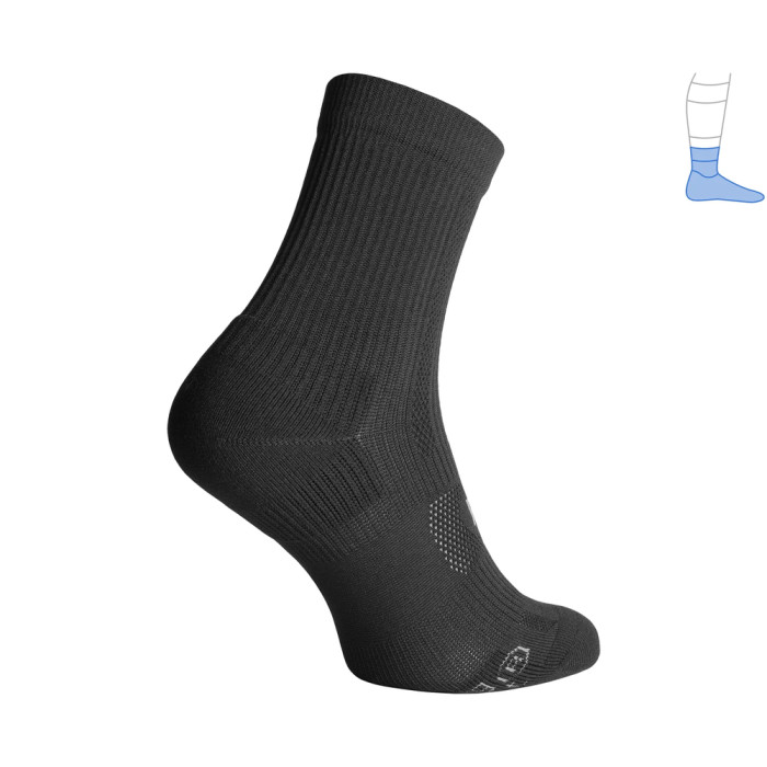 Компрессионные носки защитные летние Protector ShortDry Ultra черные L 44-47  