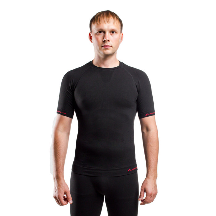 Футболка мужская Lasting Abel, черная, L-XL  
