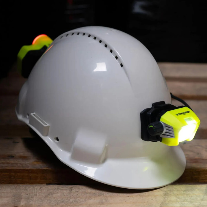 Фонарь налобный Mactronic Ultimo X1000 (1000 Lm) Cool White/Red Type-C Recharg Helmet Kit (PHL0012)  