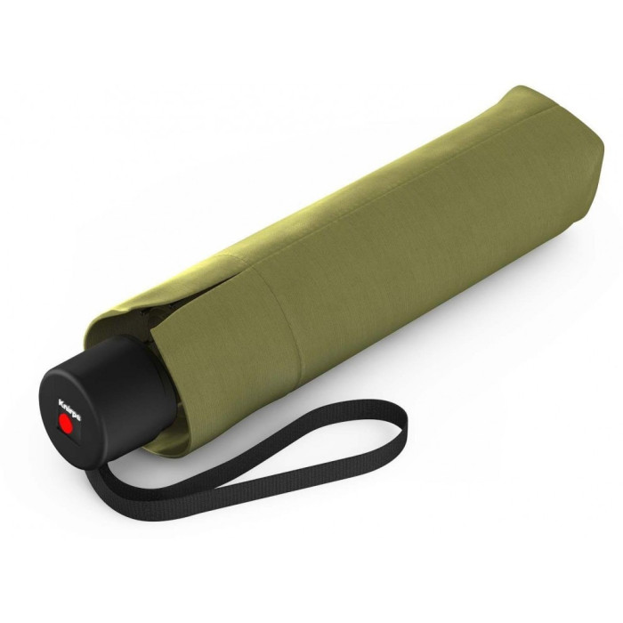 Зонт Knirps A.050 Solids Olive Мех / Складной / 8 спиц / D98x24см  