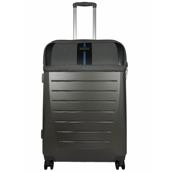 Чемодан Semi Line 28" (L) Dark Brown/Blue Line (T5736-3)  