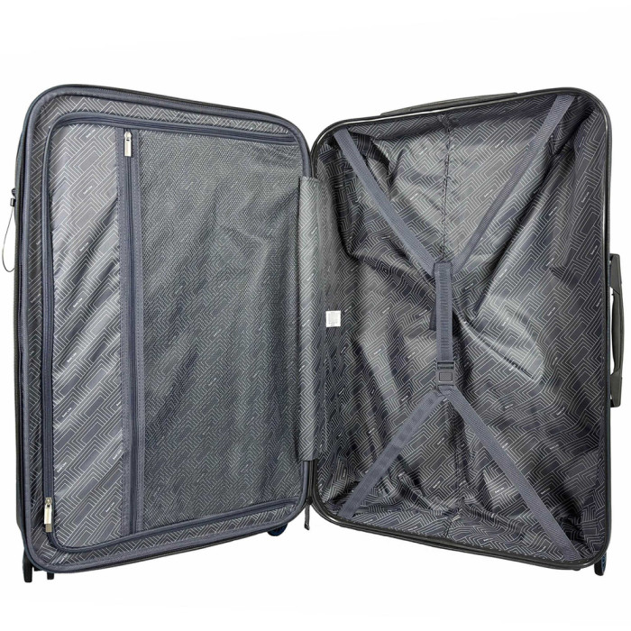 Чемодан Semi Line 28" (L) Dark Brown/Blue Line (T5736-3)  
