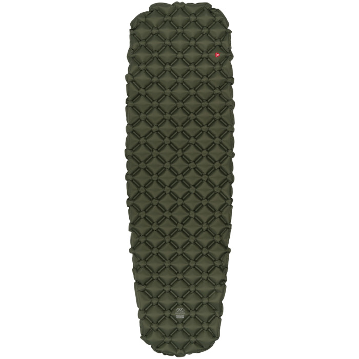 Коврик надувной Highlander Nap-Pak Inflatable Sleeping Mat PrimaLoft 5 cm Olive (AIR072-OG) (930481)  
