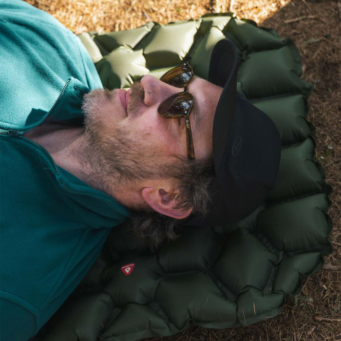 Коврик надувной Highlander Nap-Pak Inflatable Sleeping Mat PrimaLoft 5 cm Olive (AIR072-OG) (930481)  