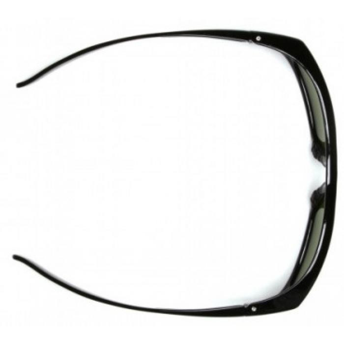 Очки Pyramex Emerge Black RX-able (clear) прозрачные в черной оправе  