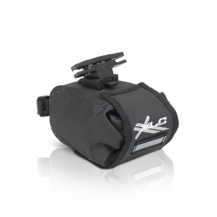 Сумка подседельная XLC BA-W22, черно-серая, 13,5x9x9 см  