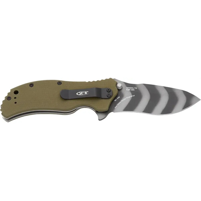 Нож ZT 0350OLTS Green  