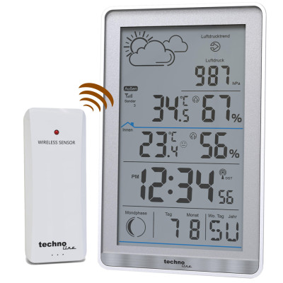 Метеостанция Technoline WS9218 Silver (WS9218)