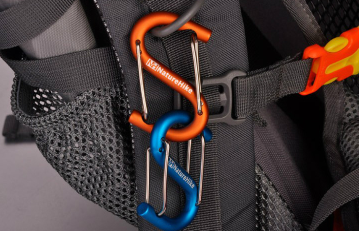 Карабин многофункциональный Naturehike S-type 60 мм оранжевый  