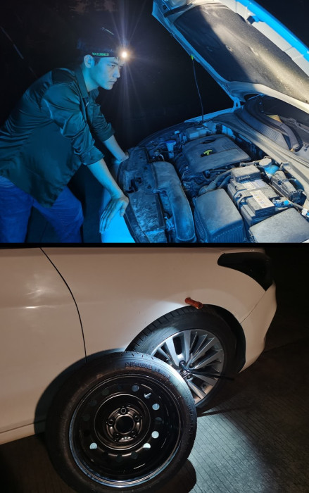 Фонарь Mateminсo G02, хаки  