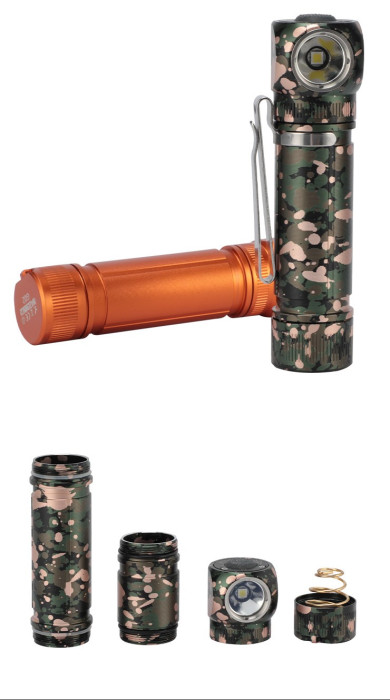 Фонарь Mateminсo G02, хаки  