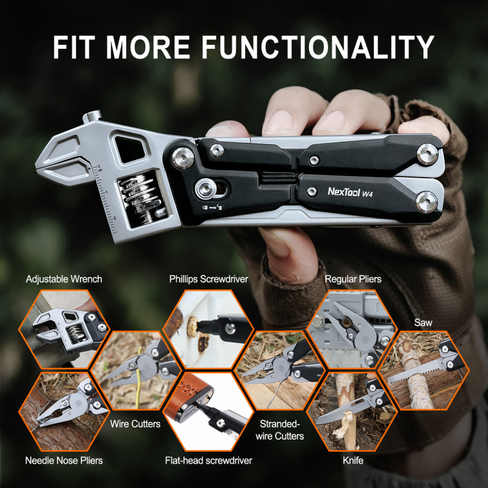 Мультитул NexTool Wrench W4 купити в інтернет-магазині ☑ fonarik,ua