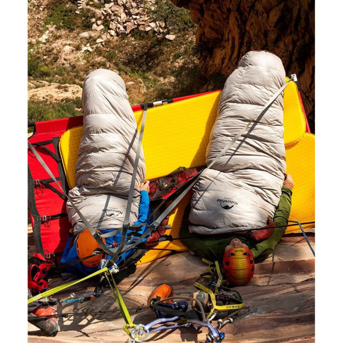 Спальник с натуральным пухом Naturehike Snowbird NH20YD001, р-р L, коричневый 720 г  