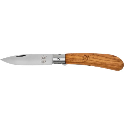 Нож Main Knives German line, Drop Point Olive Wood brown
