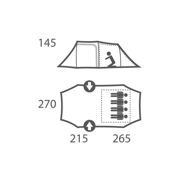 Палатка Husky Bender 4 (зеленая)  