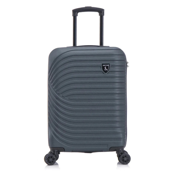 Чемодан Semi Line 20" (S) Navy-Green (T5865-1)  