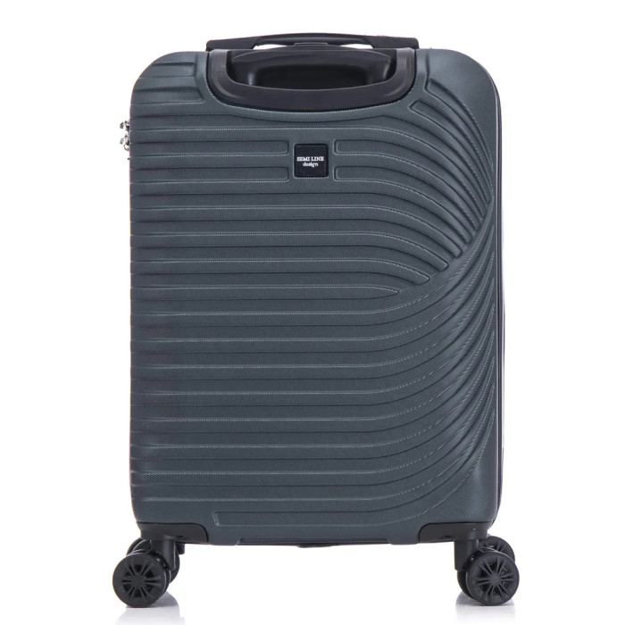 Чемодан Semi Line 20" (S) Navy-Green (T5865-1)  