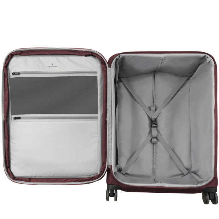 Чемодан на 4 колесах Victorinox Travel Connex SS/Burgundy L Expandable 102/113 л (Vt605658)  