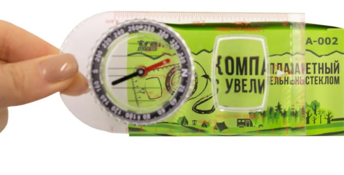 Компас планшетный Sol с увеличительным стеклом  