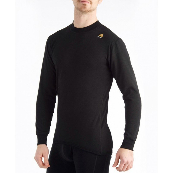 Термофутболка Aclima HotWool 230 gr Crew Neck Unisex Black, L  