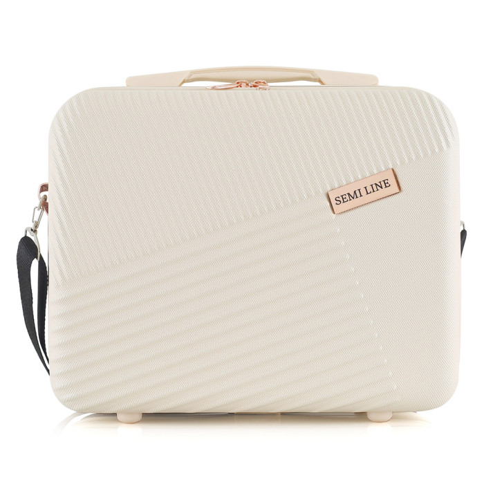 Бьюти-кейс Semi Line 12L Ecru (T5757-1)