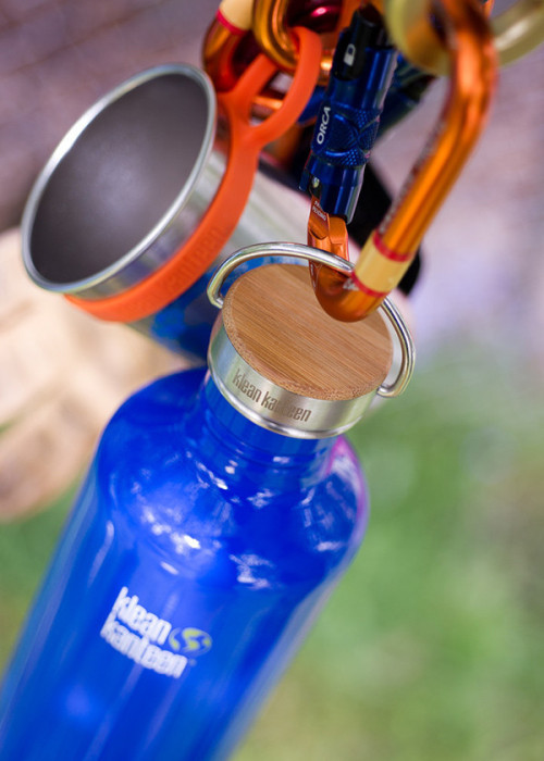 Стальная крышка с бамбуком Klean Kanteen Stainless Unibody Bamboo Cap (1000625)  