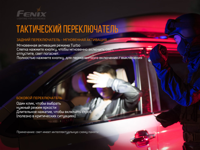 Подарочный набор: ручной фонарь Fenix PD36R+ ручной фонарь Fenix E01 V2.0  