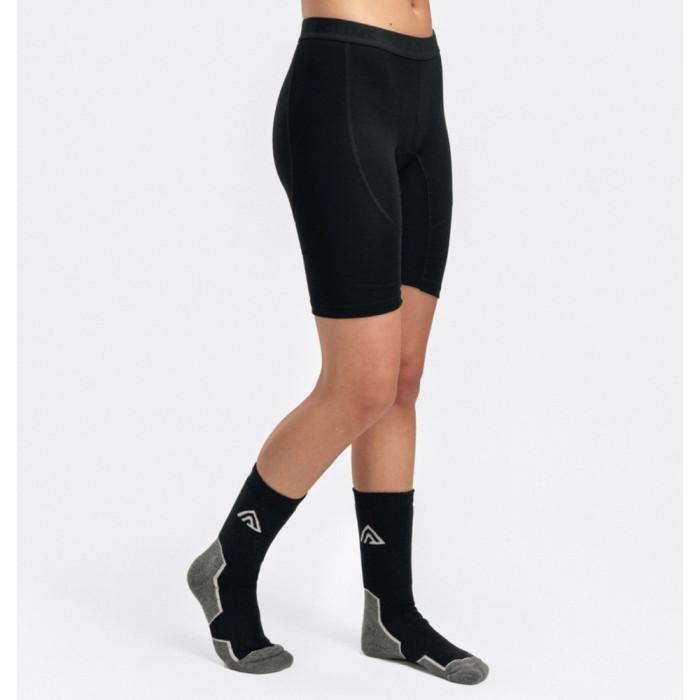 Термотрусы жен. Aclima WarmWool 200 Long Shorts W's Jet Black M  